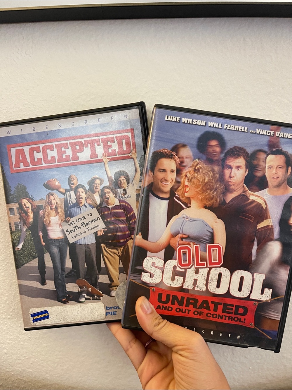 Accepted & Old School DVD Movie Bundle